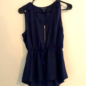Dark blue blouse